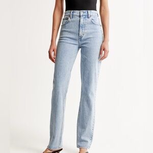 Abercrombie & Fitch Blue Relaxed Jeans
